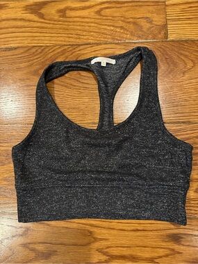 Z Supply Charcoal Heather Racerback Bralette